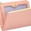 SUMGOGO Sumgogo Small Wallet For Women Slim Bifold Card Holder Minimalist Tassel Zipper Coin Pocket (1-Pink) | Card & ID Cases