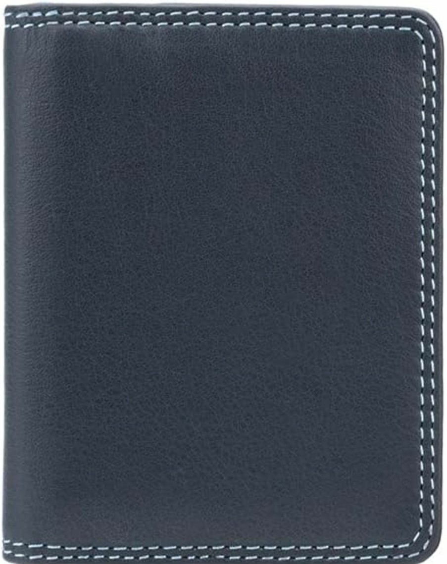 VISCONTI Visconti Rb44 Cancum Multi-Color Soft Leather Wallet Blue Multi | Card & ID Cases