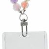 GetCoupon Getcoupon Colored Beaded Key Chain, High Penetration Card Holder, Photo Card Holder With Key Chain, For Card Holder | Card & ID Cases