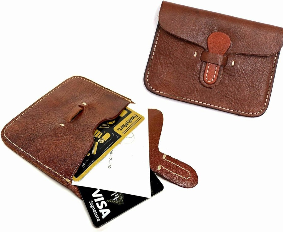 RARESTAN Rarestan Leather Business Card Case (Coffee) | Card & ID Cases