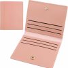 DRWSSR Drwssr New Pure Pink Leather Business Card Holder Card Bag For Men And Women, For Holding Id Cards, Driver'S License Credit Cards, Lightweight Fashion Card Storage Bag (Leather Bag) | Card & ID Cases