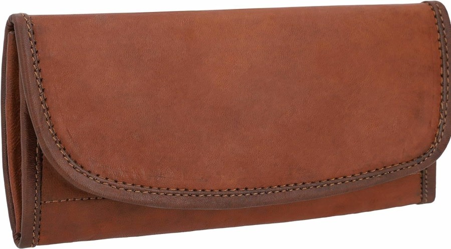 Gusti Gusti Wallet Leather - Emma Uni Wallet Genuine Leather Brown A12 | Card & ID Cases