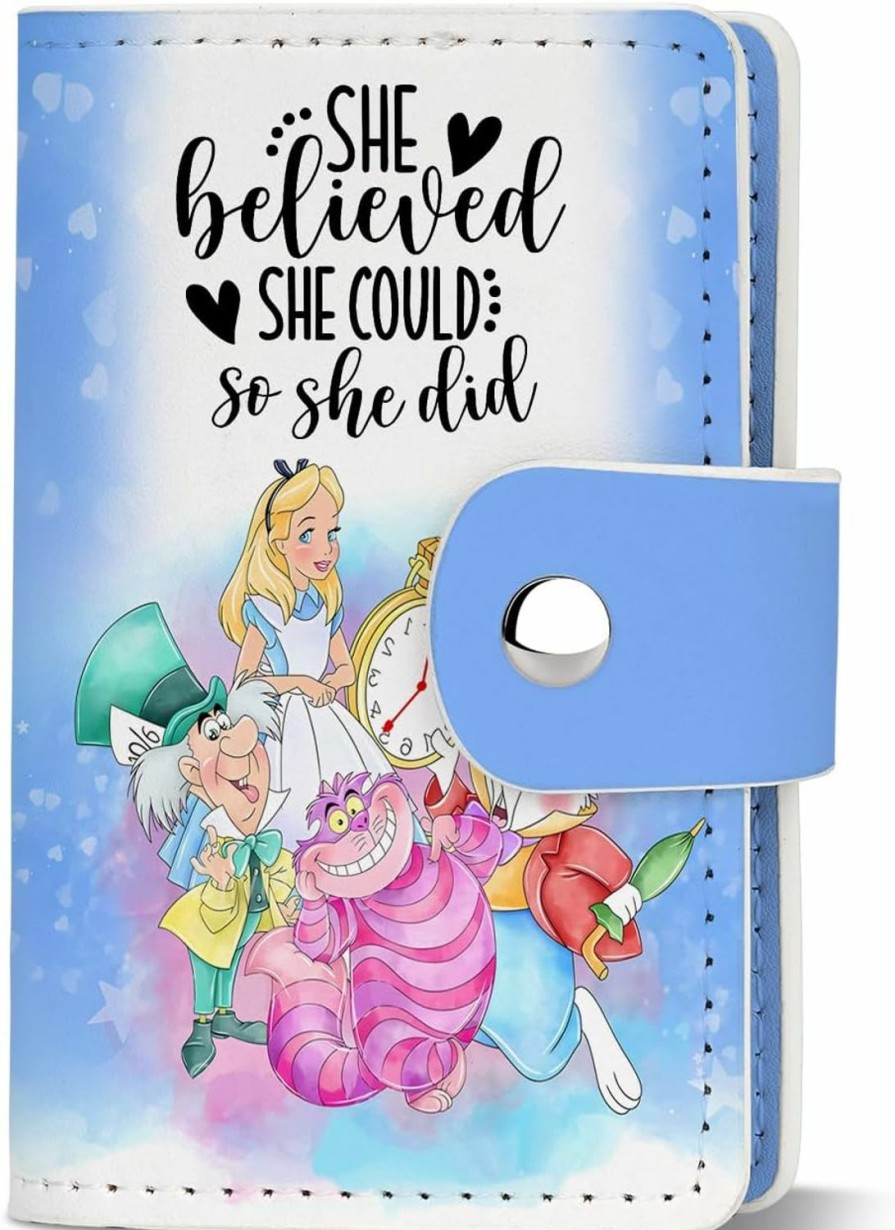 KBVWHW Kbvwhw Cartoon Lover Gift Movie Fans Card Holder Princess Gift Christmas Git For Women (She Believe Alice Ch) | Card & ID Cases