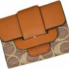 Generic Business Card Women'S Short Wallet Pu Purse Korean Style Fashion Pouch Expanding Card Holder Wallet Purse (Brown) | Card & ID Cases