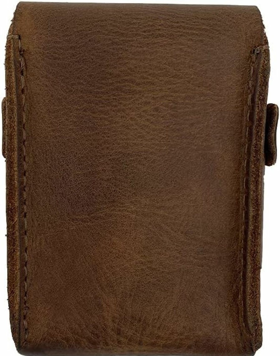 Hide & Drink Hide & Drink, Playing Card Case Handmade From Full Grain Leather (Bourbon Brown) | Card & ID Cases