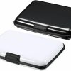 PATIKIL Patikil Mini Rfid Wallet Credit Card Holder, 2 Pack Aluminum Purse 6 Slots Case For Business Card Id Card, Black And White | Card & ID Cases