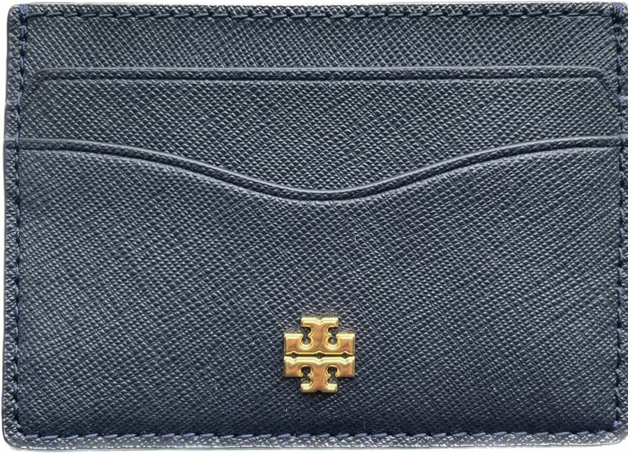 Tory Burch Tory Burch Emerson Slim Card Case 136101 Tory Navy 405 | Card & ID Cases