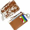 90sleatherjacket Chic Cowhide Keychain Wallet With Credit Card Holder, Coin Purse - Ideal Gifts For Her | Card & ID Cases