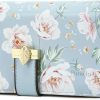 Pomelo Best Women'S Wallets Rfid Blocking Card Case Clutch Wallet For Women With Multiple Card Holder And Cellphone Compartment, Grayish Blue | Card & ID Cases